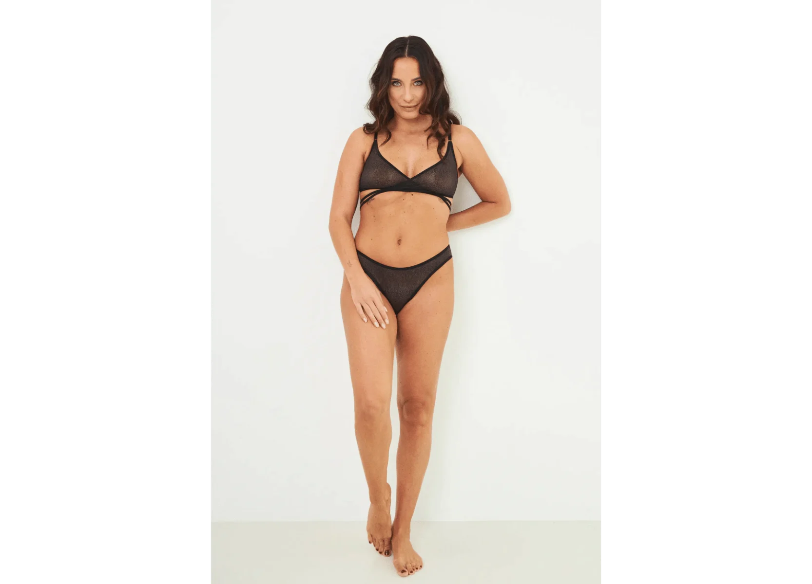 Boa Bralette - Sheer Mesh