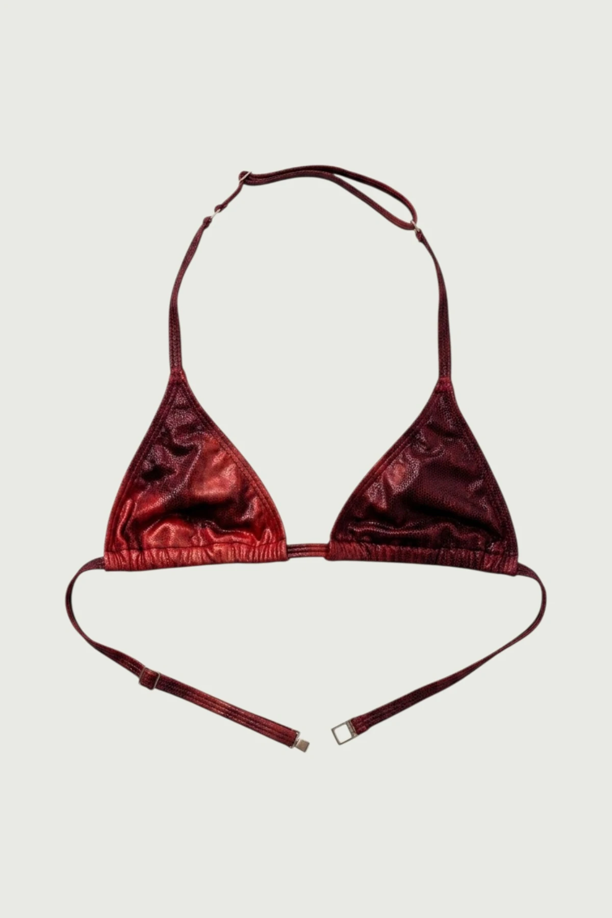 Salacia bikini top - red reptile